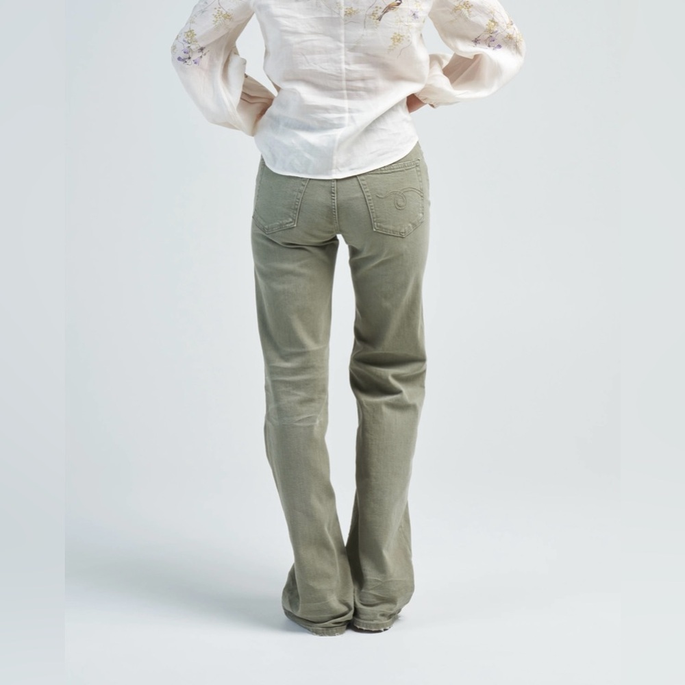 R13 - Jane Jean in Olive Green Stretch. Size 31 - Picture 6 of 16
